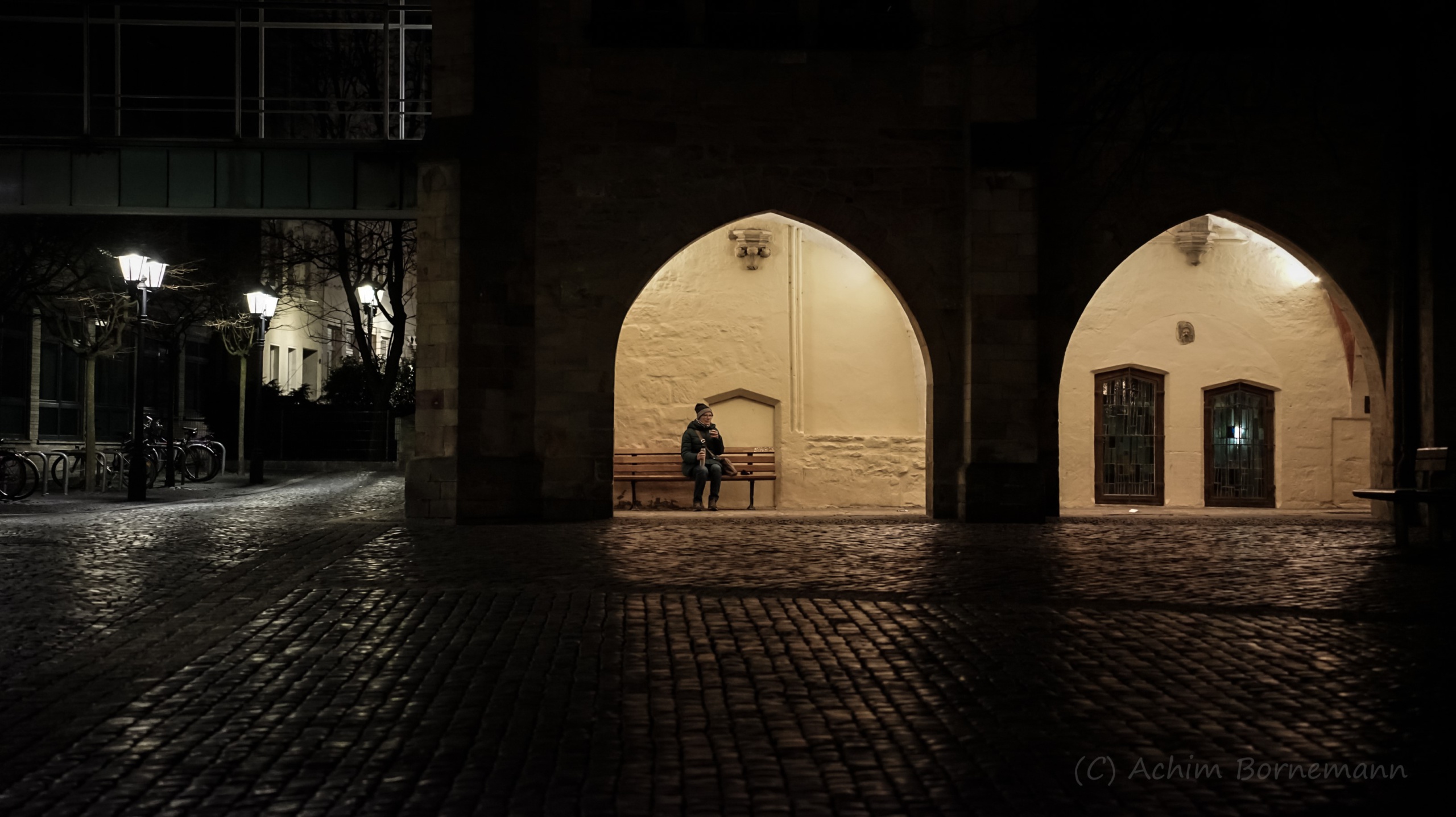 Silent Sunday : late in the evening on the market square